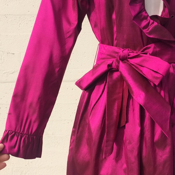 Catherine Regehr Silk Taffeta Retro Cocktail Dress - Picture 7 of 14